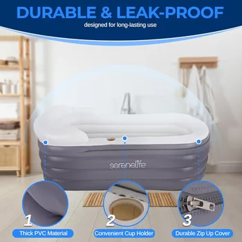 Jacuzzi Spa Bathtub with Bubble Massage 1