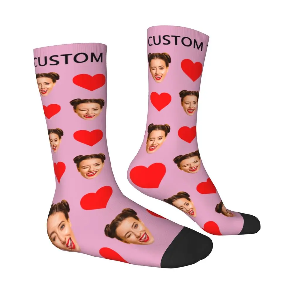 Personal Custom Avatar Printed Socks Cozy Sport Middle Tube Socks Cotton for Unisex Birthday Present 23 S5448fa1dbcaa4c9a8824998aa2457641V