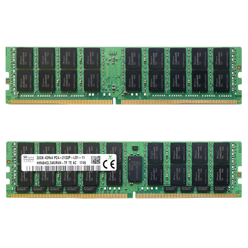 Ddr4 Ecc 2133 RAM Memory 32GB Hynix HPE DDR4 2133MHz HMA84GL7AMR4N