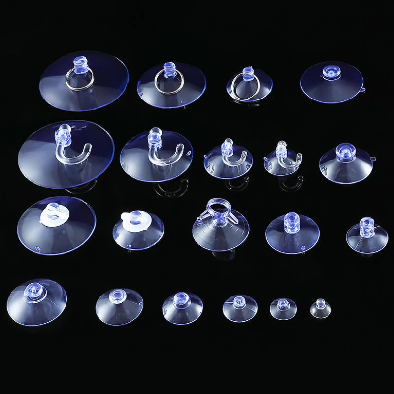 Description Picture 3 of itemStrong Adhesive Multi-Purpose Hooks PVC Suction Cups Sucker Holders Hook Hanger Car Suction Pads Kitchen Bathroom Window Glass