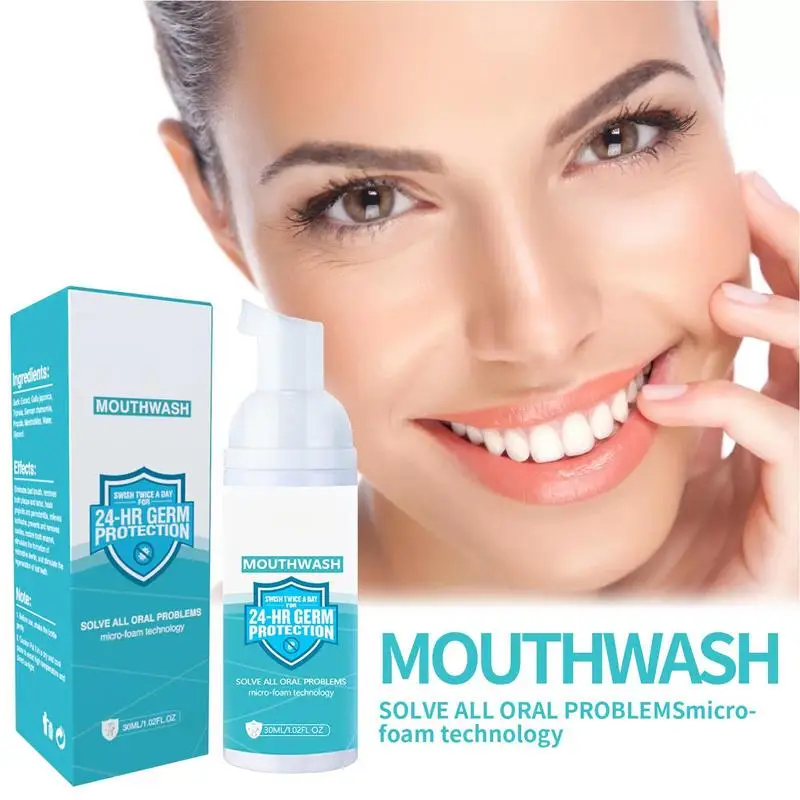 TeethCleaningFoamMouthwashToothpaste30mlUltrafineStainGumRemoverMousseFoamDeeply