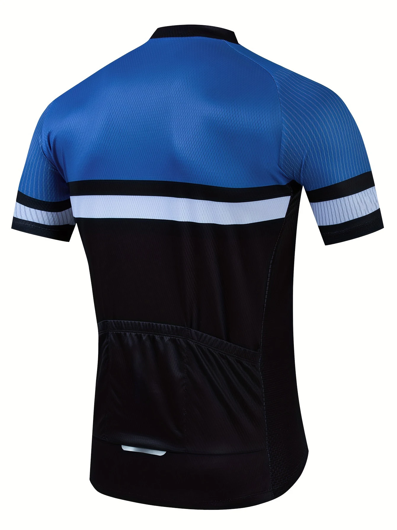 cycling jersey Mountain Bike Men's Cycling Jersey Blue Black Short Sleeve MTB Breathable racing Sports Top