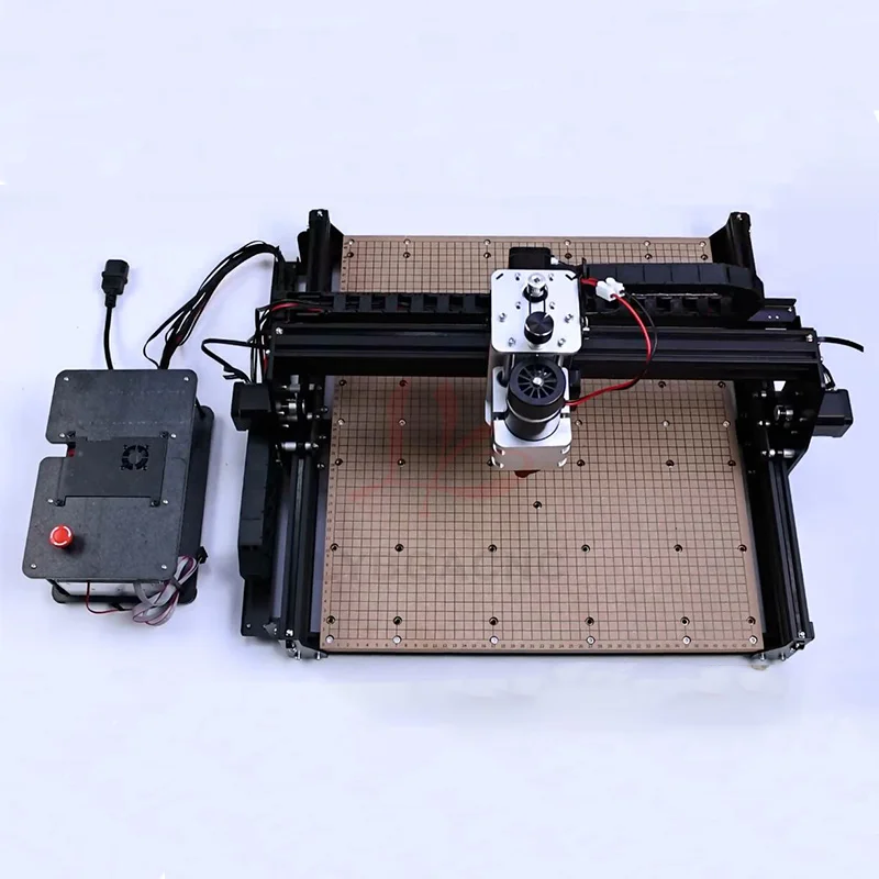 LY 4540 Pro CNC Engraving Cutting Machine 500W Spindle With Offline Controller Support Laser Module 20W 40W Rotary Axis Options
