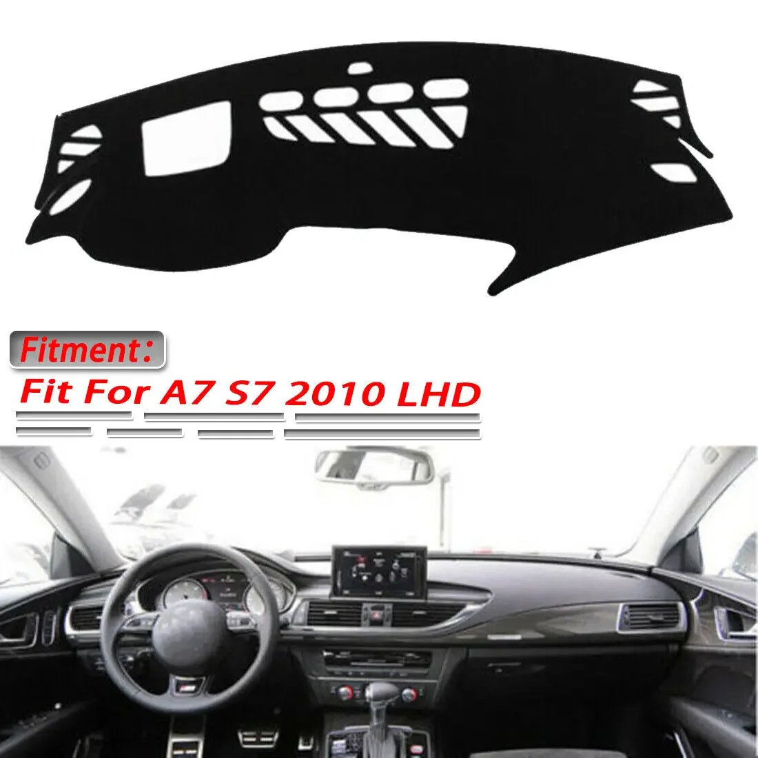 

【READY STOCK】Dash Mat For Fit Audi A7 S7 2010 Dashboard Cover Mat Dashmat Sunshade Dash Cover Dashcover
