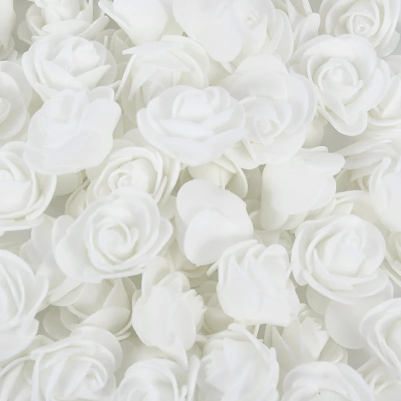 thumbnail image 1 of 50/100/200Pcs 3.5cm PE Foam Rose Head Artificial Flower For Wedding Birthday Party Home Decor DIY Bear Rose Valentines Day Gifts, 1 of 5
