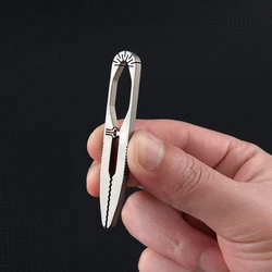 Compact Titanium Alloy Tweezers - Portable EDC Outdoor Pocket Tool (1PC)