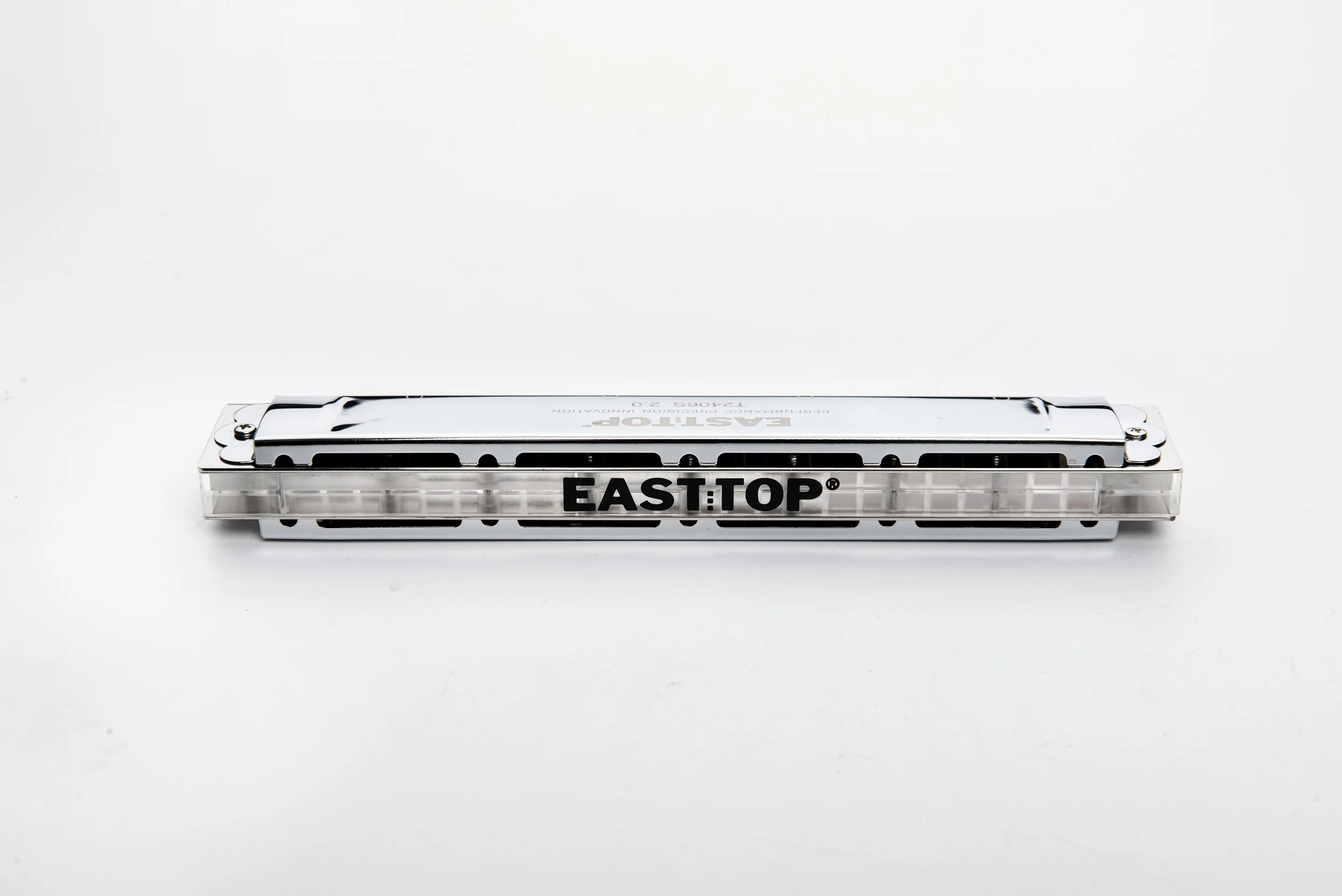 EASTTOP T2406S 2.0 24 Holes Tremolo Harmonica Key of C Professional Tremolo Mouth Organ For Adults Professionals and Students diatonic harmonica,chromatic harmonica