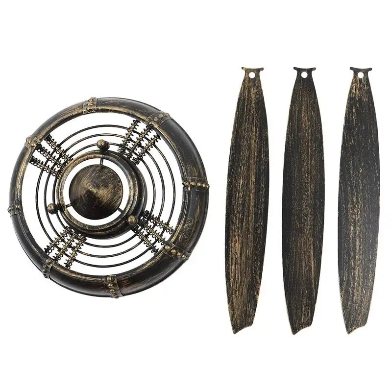 Retro Industrial Style Aircraft Propeller Wrought Iron Art Wall Hanging Ornaments Bar Internet Cafe Decoration 2