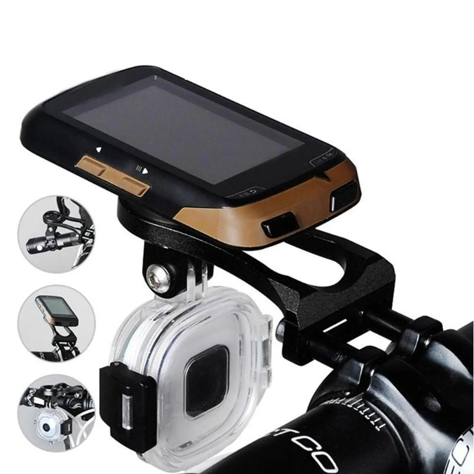 2x Extended Mount, Bike Handlebar Mount Adapter, for Camera