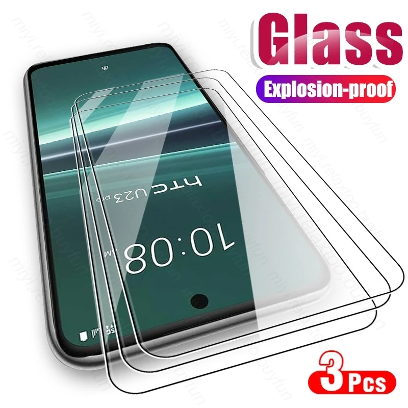 

3PCS Tempered Glass For HTC U23 Pro 5G 6.7" 2023 HTCU23Pro HTCU23 U23Pro U 23 23U Screen Protective Protector Phone Cover Film