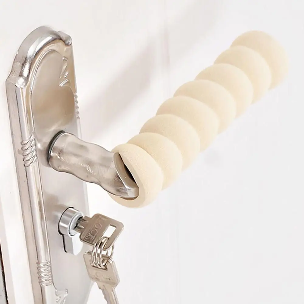 EVA Door Knob Covers Crash Pad Round Soft Thicken Handle Pad Furniture Protector Safety Practical Home Supply