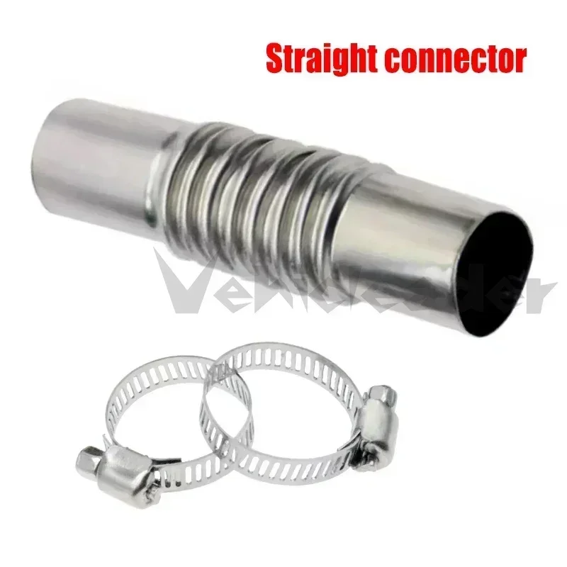Diesel Heater Exhaust Pipe 15cm/20cm with 2 Clamps for Car Auto Air Parking Heater