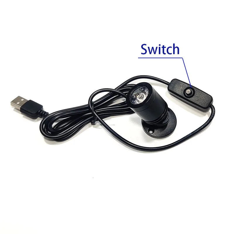 Led downlight led spotlight USB 5V Led spot light 1W 3W surface mounted cabinet showcase counter jewelry lamp rotatable angle ceiling mini spotlight