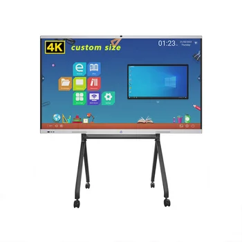 Infrared Touch 4k 33 55 65 75 Inch Smart Tv Digital Board Clever Interactive Electronic Whiteboard for School