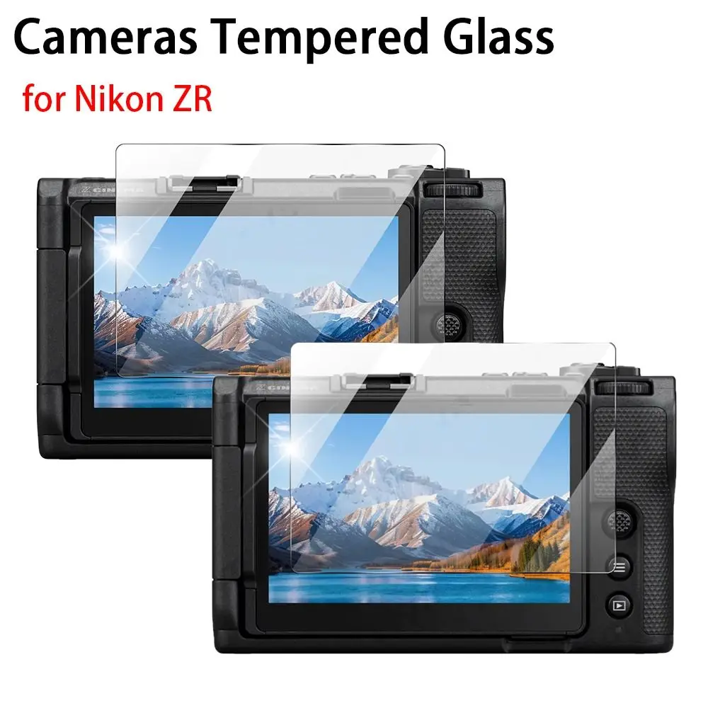 HD 카메라 강화 유리 지문 방지 스크래치 방지 화면 보호 필름 Nikon ZR용 투명 카메라 화면 액세서리