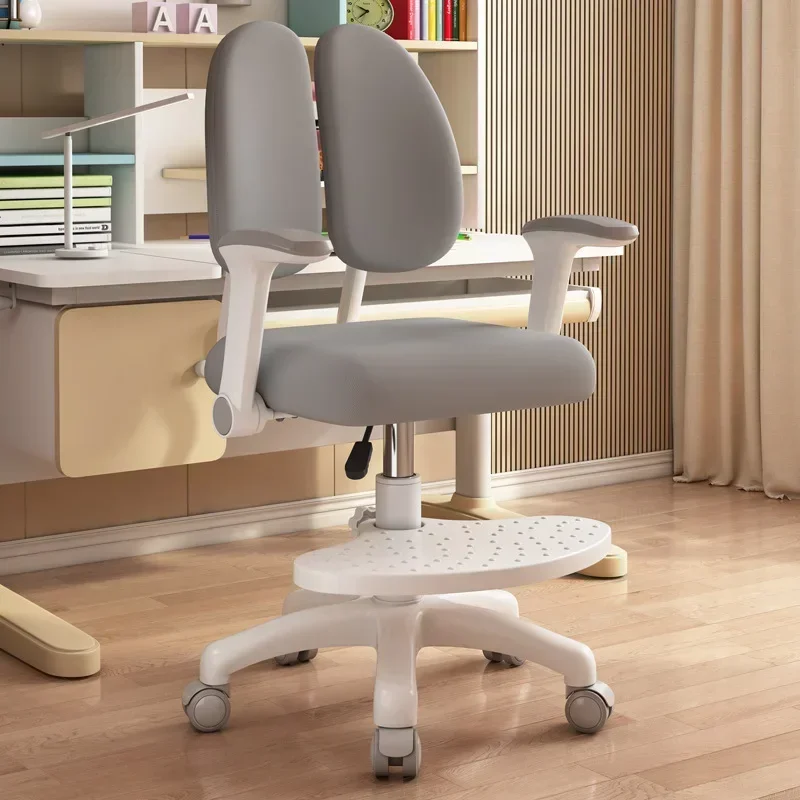 Children's Study Chair Corrective Sitting Posture Seat Adjustable Writing Chair for Kids Home Lifting Desk Backrest Child