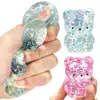 New Gummy Bear Bear Squishy Fidget Toys Soft Funny Squishy Ball Cute Sugar Stress Ball Sensory Toys for Adults 2