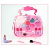 Safe Non Toxic Children Girl Princess Makeup Set Eyeshadow Lipstick Brush  Pr 6