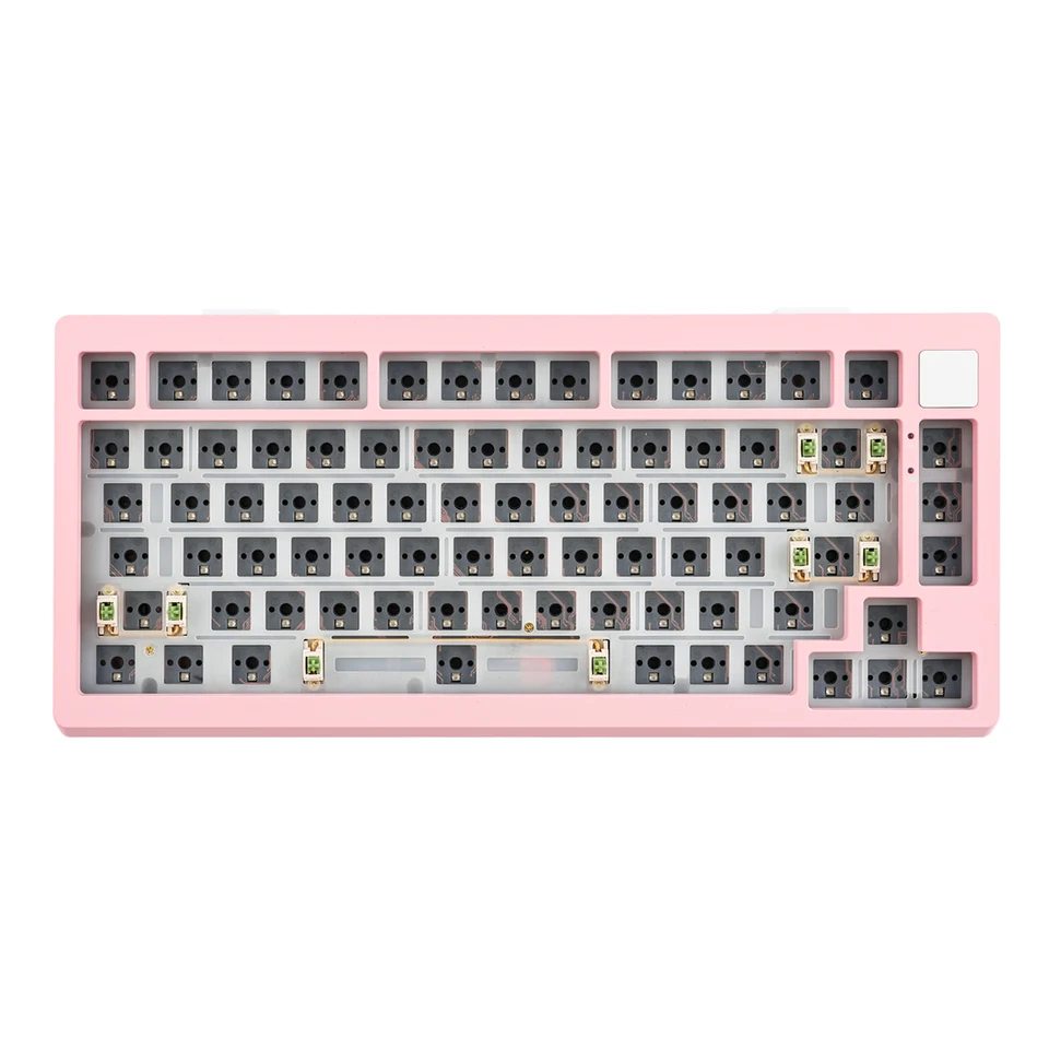新品 KiiBOOM Moonshadow 81 キーボードベアボーンキット Kiboom-moonshadow 81アルミニウムワイヤードホットスワップ可能な