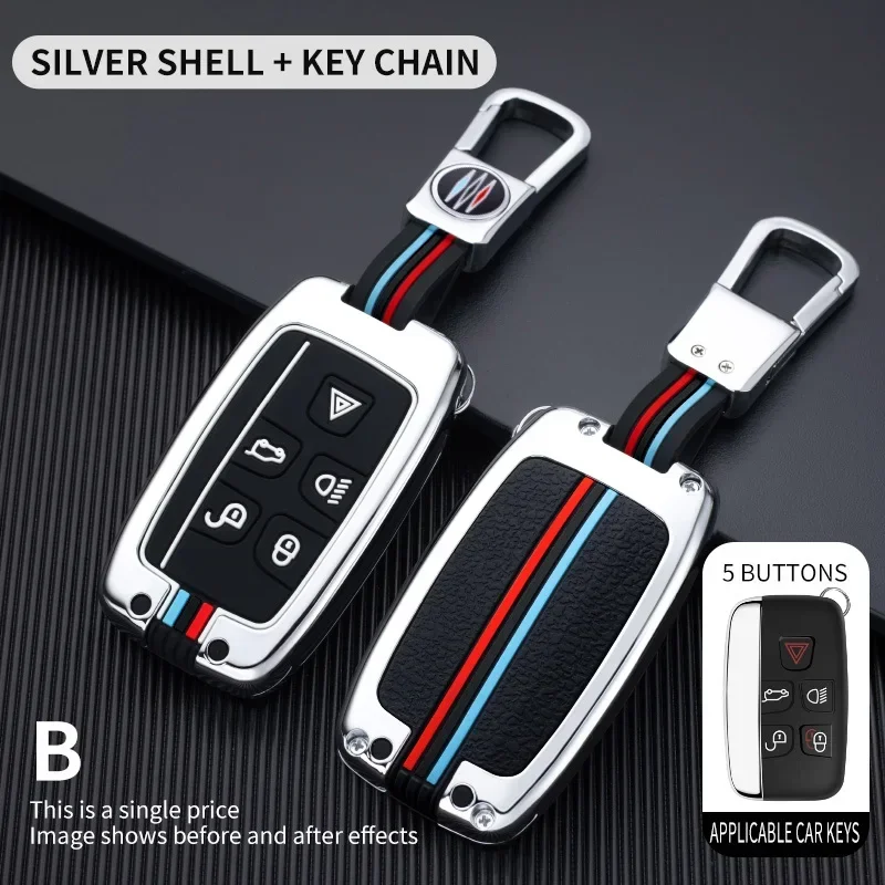 Zinc Alloy Car Remote Key Case - Premium Auto Key Protector