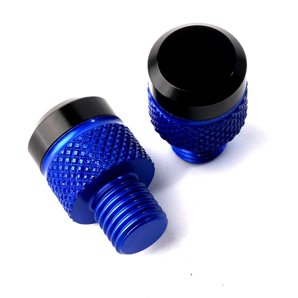 Motorcycle M10*1.25 Aluminum Mirror Hole Plugs Screws Bolts For Yamaha MT 07 09 10 MT10 MT25 FZ09 FZ07 MT07 MT09 SP Accessories
