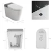Smart Toilet with Bidet Built in, Bidet Toilet with Remote Control, Tankless with LED Display, Smart Bidet 2