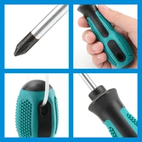 4PCS Multipurpose Handle Screwdrivers Set Electrician Insulated Security Repair Hand Tools  Cross/Straight Type Screw Driver 2
