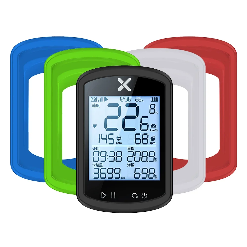 

XOSS G2 plus G2+ Case Bicycle Computer Protection Cover Silicone Multicolor Protector Case