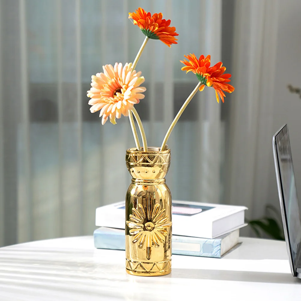 

Ceramic Vase Flower Vase Minimalism Style Table Decor Bedroom Kitchen Vase Centerpiece L