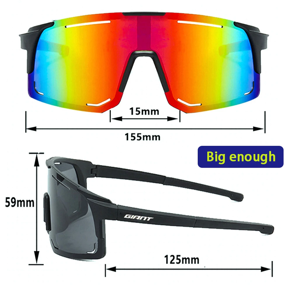 Cycling Sunglasses Giant Professional Grade UV Protection Anti-Glare with case