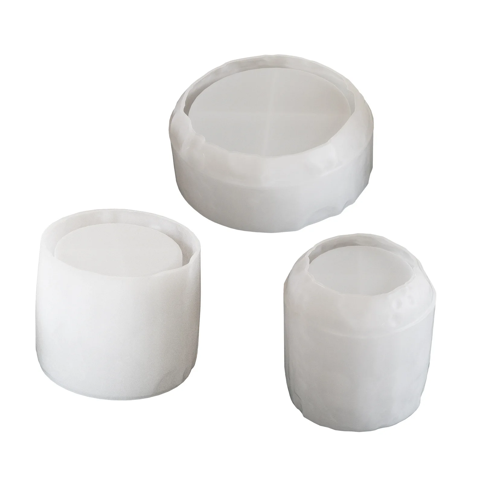Creative Moon Concrete Flowerpot Silicone Molds Handmade Plant Pot Home Decoration DIY Storage Jar Candle Cup Mould ﻿