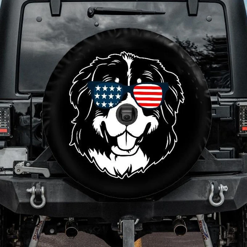 Animal dog print car tire covers camper van tire covers Valentine's gift  custom spare tire covers personalized gift AliExpress