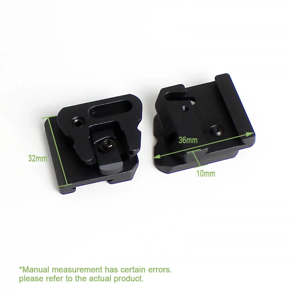 SOTAC GEAR Tactical K-CLIP Helmet Mount for RQE Universal Mount PVS-14 Night Vision Bridge Mounts Dovetail Conversion Adapter