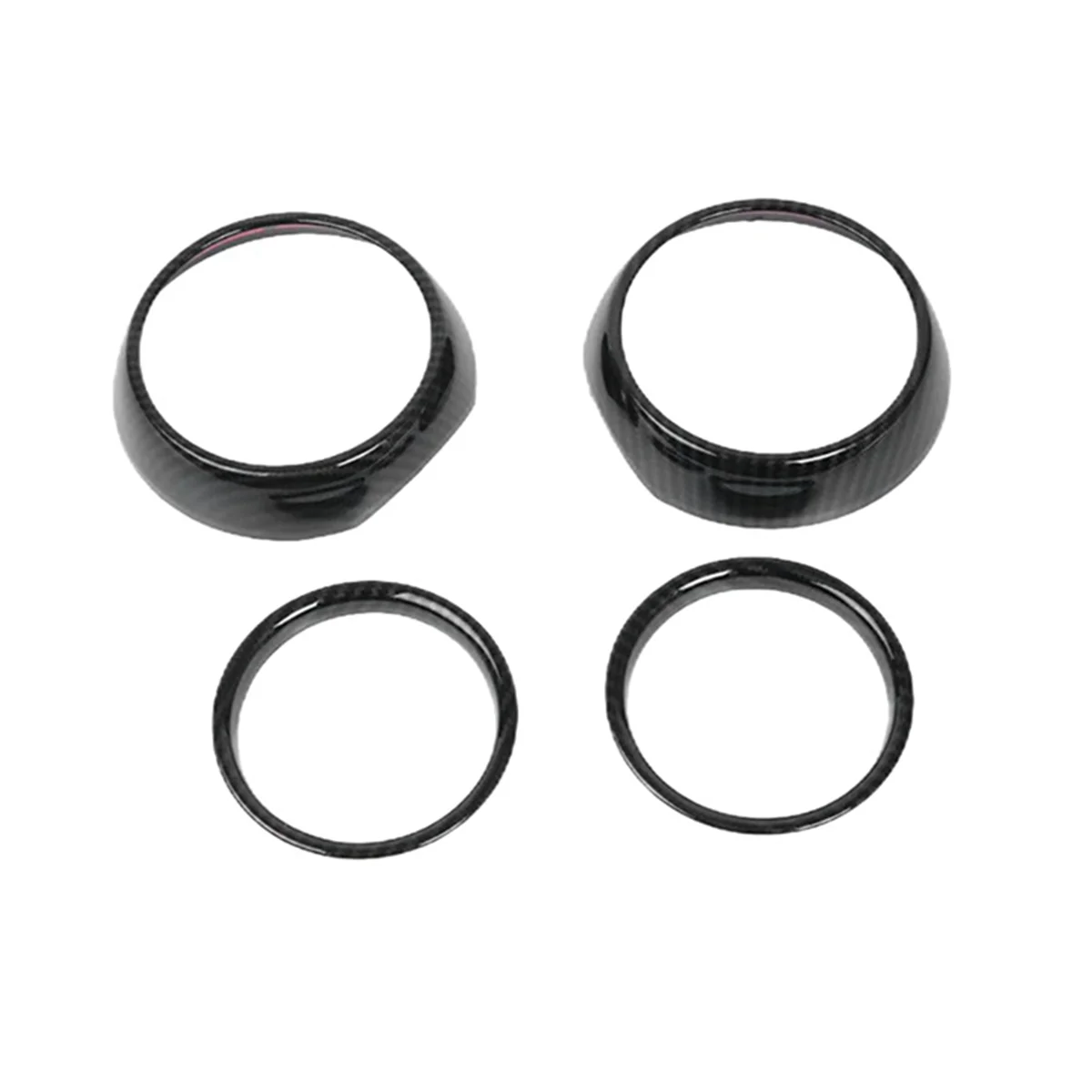 

Автомобильная рамка из углеродного волокна для приборной панели с боковым вентиляционным отверстием, обшивка для Mini Cooper One S JCW F55 F56 F57