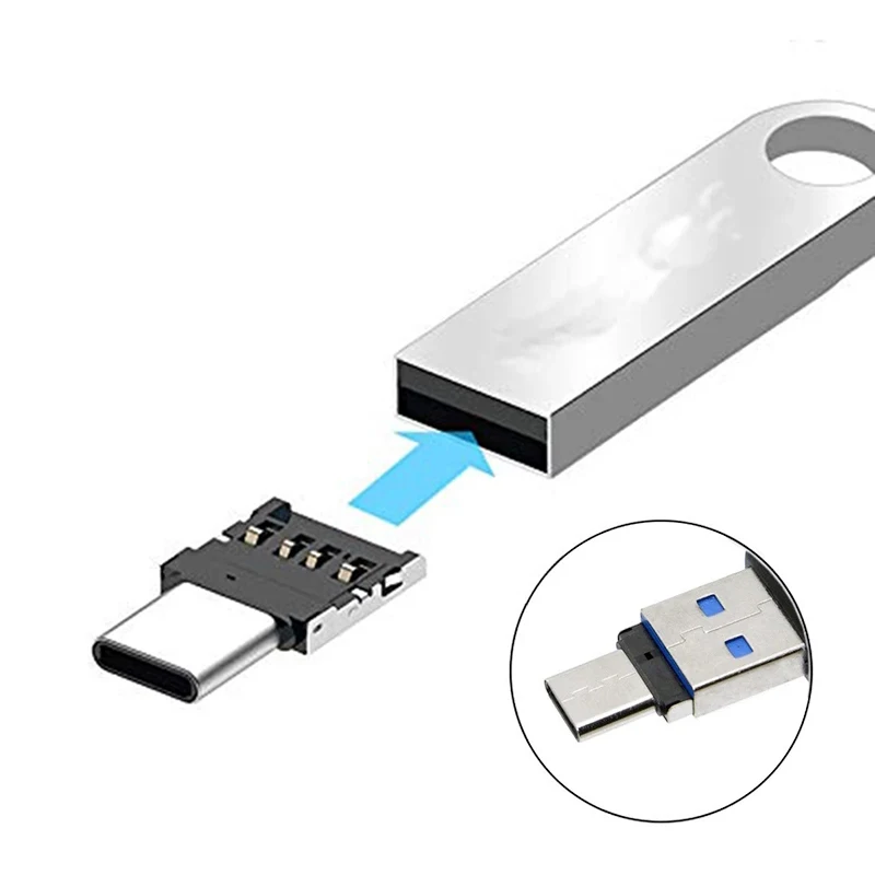 1/5PCS Universal Type-C Micro USB to USB 2.0 OTG Adapter Connector for Cell Smartphone USB2.0 Type C Micro OTG Cable Adapter