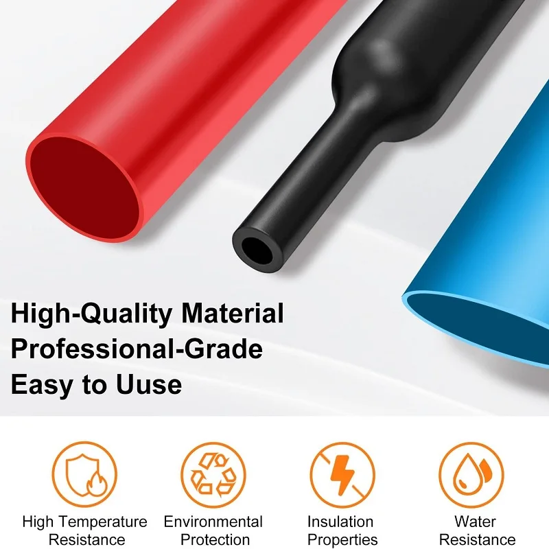 Heat Shrink Tubing 164pcs Bagged Color Insulated Composite Wire Protective