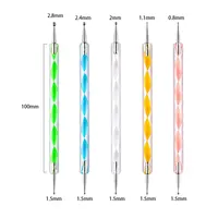 5pcs Nail Art Brushes Dotting Pen Acrylic Flower Dot Drawing Painting Manicure Tools Dual-ended Nail Decoration Accessories 2