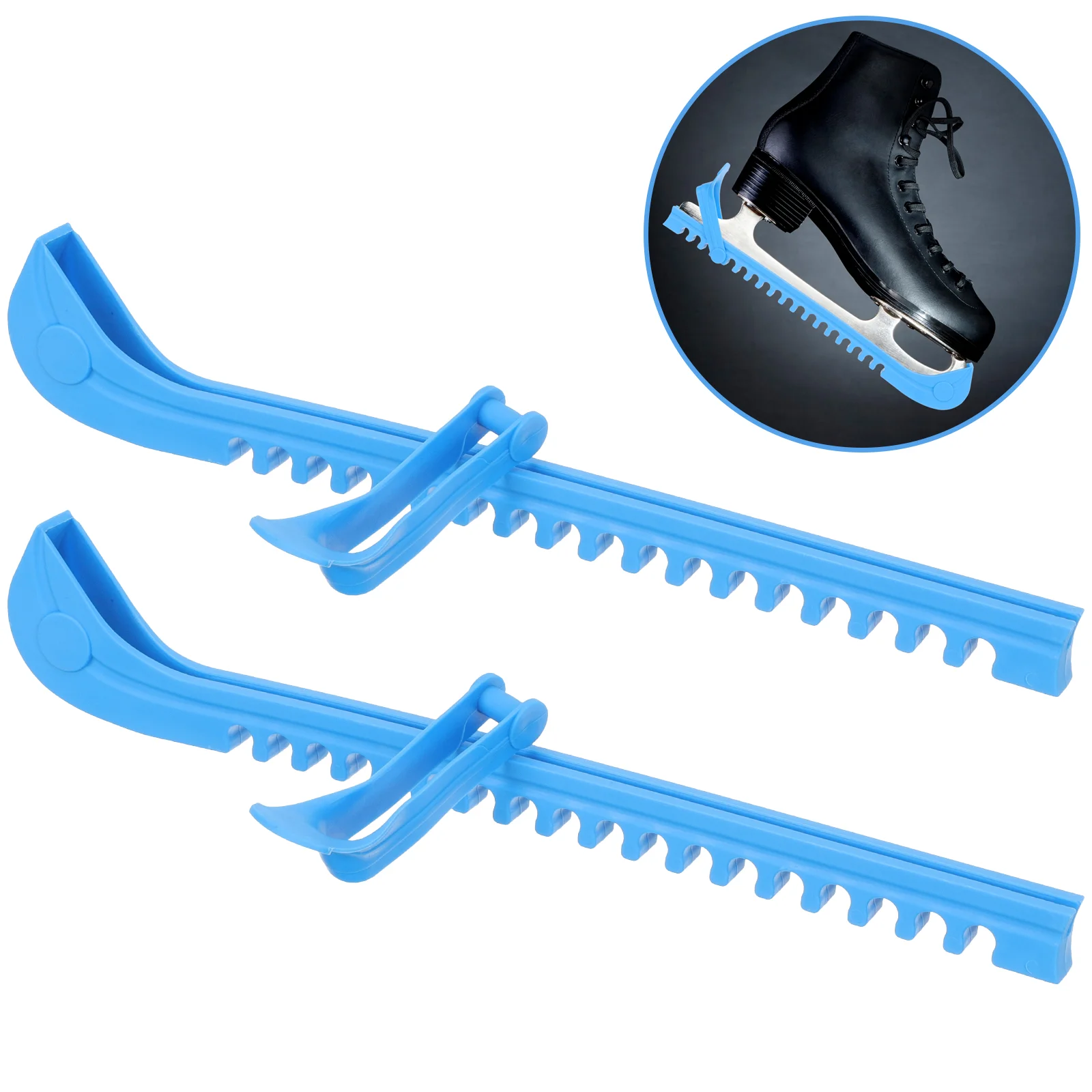 Ice Skate Protector Portable Ice Skate Guard Figure Skates Blade Protector Professional Blade Cover Wear Resistant Protectors Skating Supplies