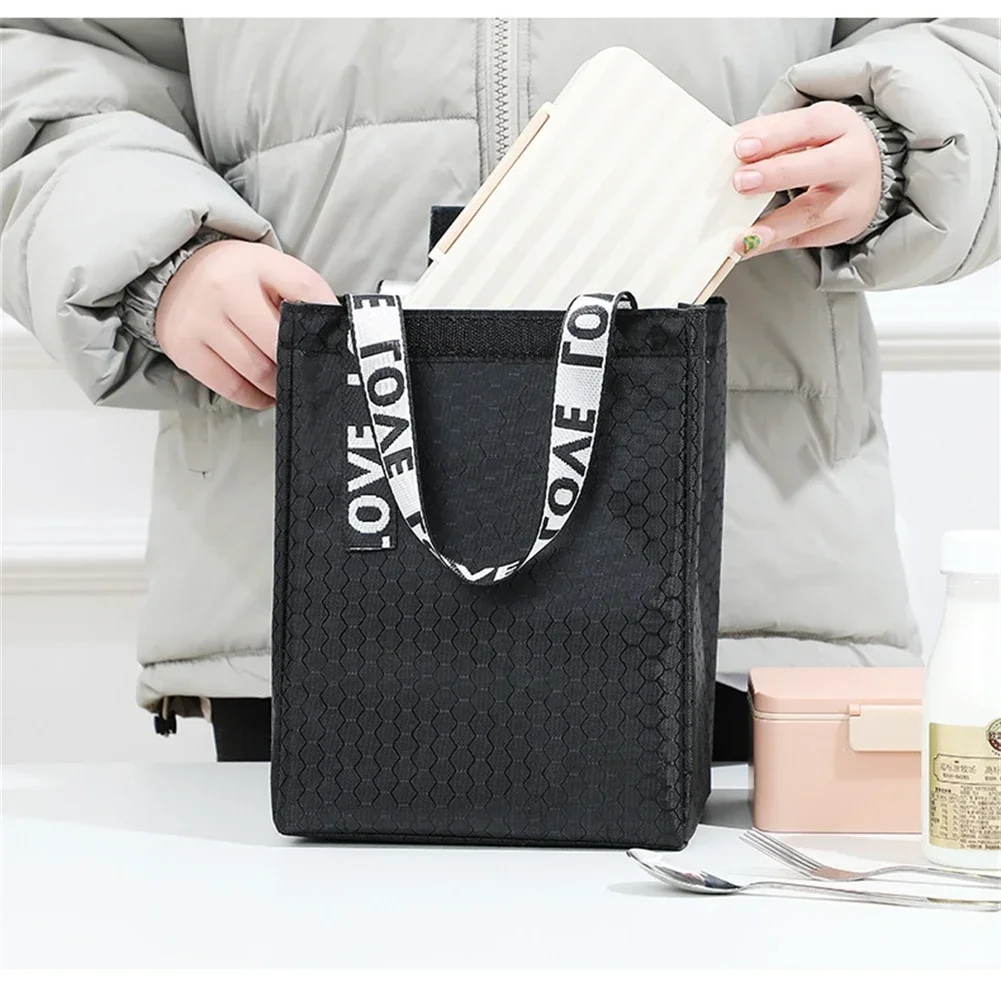 Picnic Bag Lunch Bag Grocery Drinks Fruit Salads Container High Quality Portable Waterproof Lunch Containers