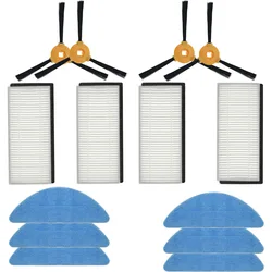 Pièces de rechange pour aspirateur robot gaucher M200/M201/M501/M520/M571/T700, filtre Hepa, brosse latérale 