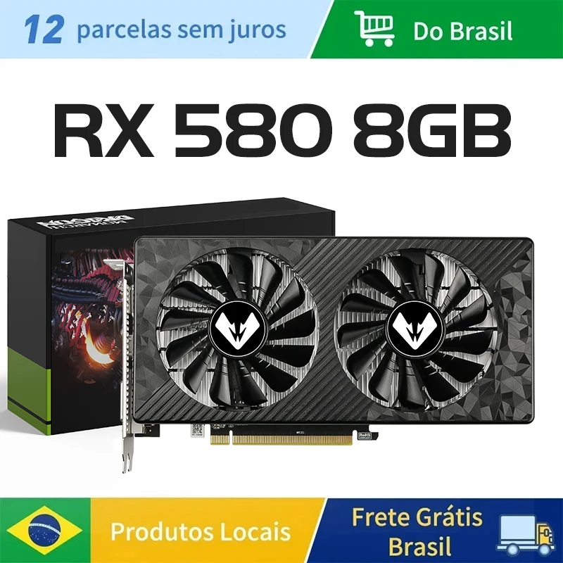 MAXSUN AMD Radeon RX580 2048SP ビデオカード Amazon | maxsun AMD Radeon RX 580 ビデオカード、2048SP GDDR5