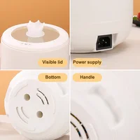 Nouveau 1.8 petit cuiseur à riz Portable multi-fonction cuiseur électrique antiadhésif poêle marmite 400W voyage ragoût marmite marmite 220V 5