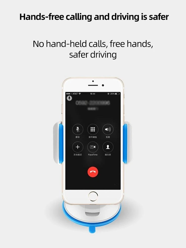 Car Phone Holder Mount Strong Suction Cup For Windshield and Dashboard For iPhone 15 14 13 Pro Max Samsung Xiaomi All Smartphone