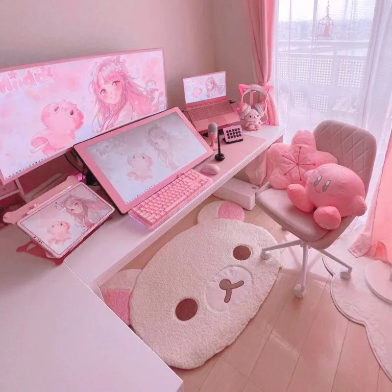 Floor Mat Kuna Bear Carpet Relaxed Bear Cartoon Cute Japan Korea Floor Mat Bedroom Soft Plush Floor Mat