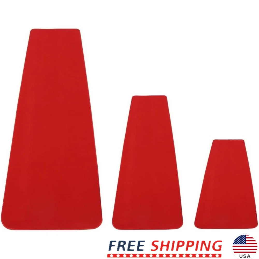 Durable Red Carpet Aisle Runner Non-Skid Soft Premium Nylon Fabric 4x45 Indoor Outdoor Easy Clean Sizes Available