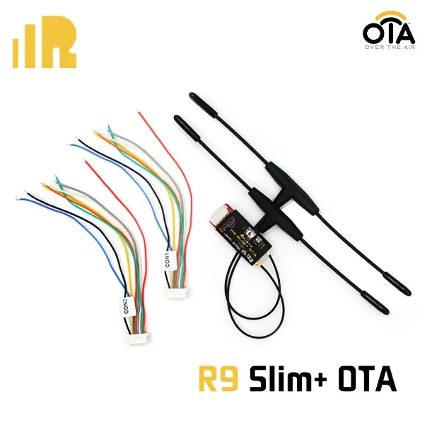 

FRSKY R9 Slim+ OTA ACCESS 16CH 900Mhz SBUS S.Port Long Range Receiver Dual Antenna for Frsky R9M RF Module Access Transmitters