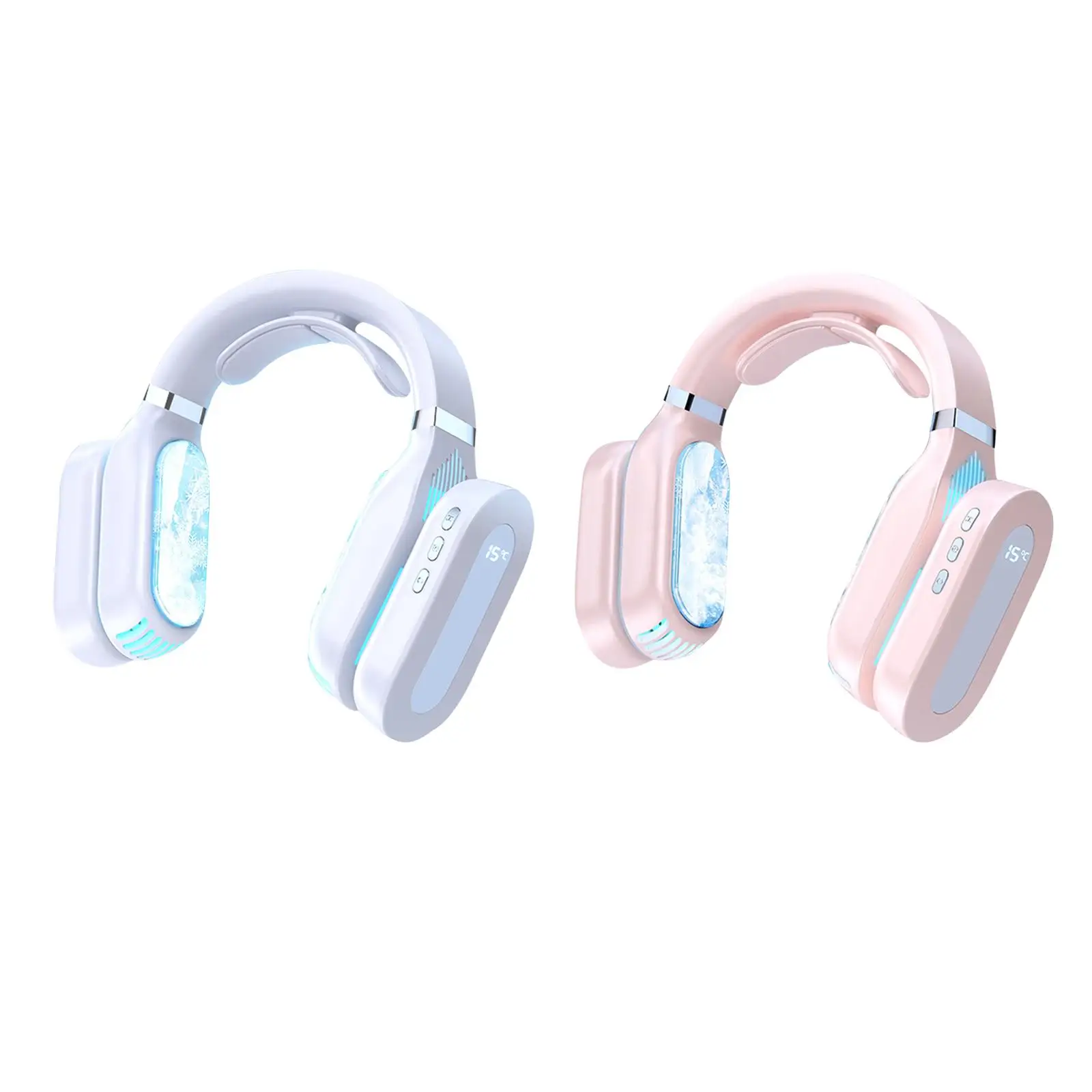 

Neck Hanging Fan Neckband Strong Free Dual Cooling & Warmer Fan