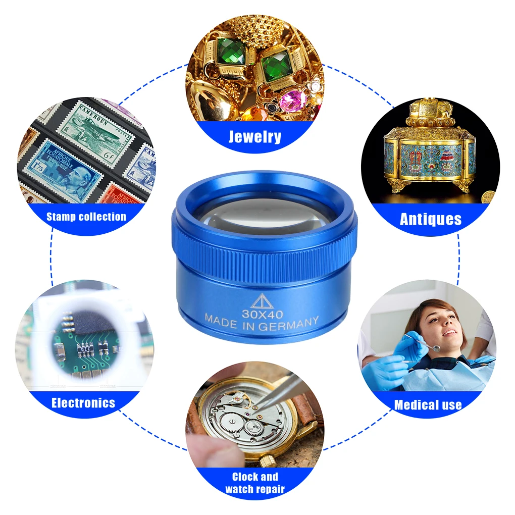 拡大鏡 ガラスレンズ 光学ルーペ ポータブルポケット 宝石商 コイン 切手用 30X x 40mm Amazon.co.jp: 30倍ルーペ拡大鏡  焦点距離調整可能 折りたたみ式ジュエリー拡大鏡 繊維光学刺繍 回路基板 コインなどに : 文房具・オフィス用品 拡大鏡 ガラスレンズ 光学ルーペ ...