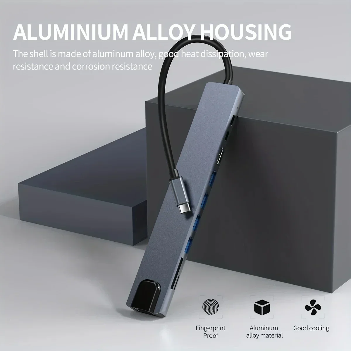 USB HUB 10 In 1 4K30Hz Docking Station Type C To HDTV-Compatible RJ45 Ethernet PD100W For MacBook IPad Huawei Sumsang_voghion.com