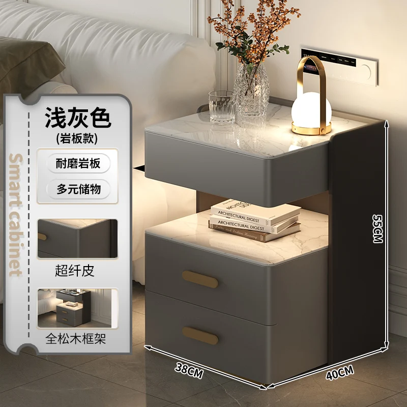 스마트 블루투스 침대 테이블, 고급 보조 품질 모빌 침대 옆 캐비닛 보관, Muebles 파라 기숙사 침실 가구